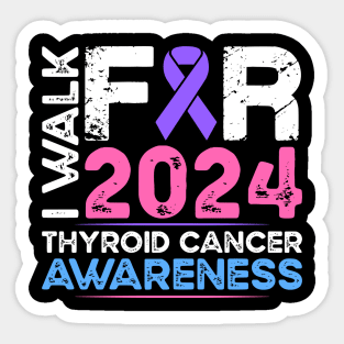 Thyroid Cancer Awareness 2024 Walk Sticker